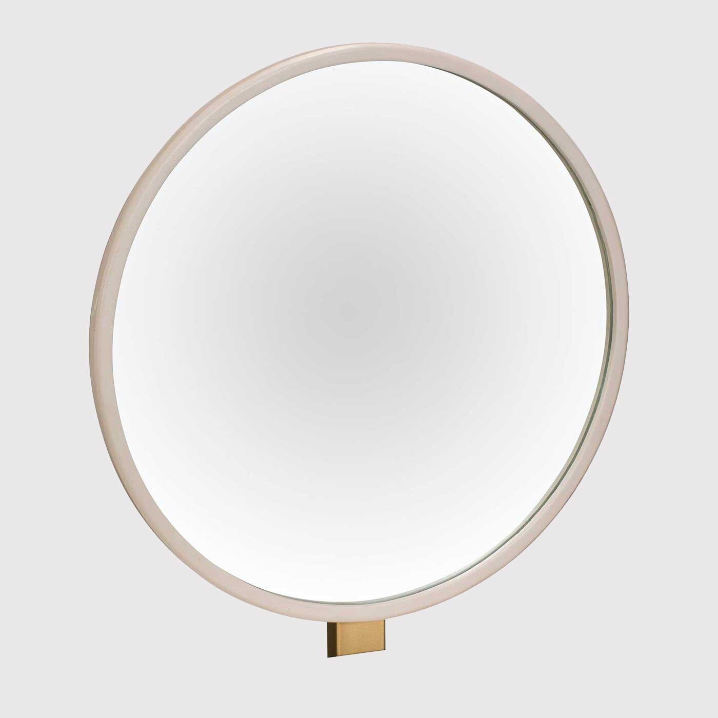Lucia Gallery Mirror, Round Wood | Barker & Stonehouse