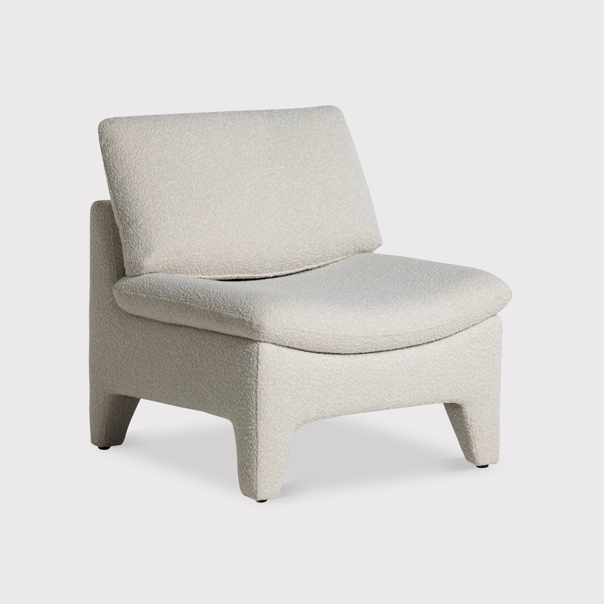 Foley Armchair, White Fabric | Barker & Stonehouse