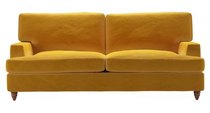 Isla 3 Seat Sofabed in Butterscotch Cotton Matt Velvet - sofa.com