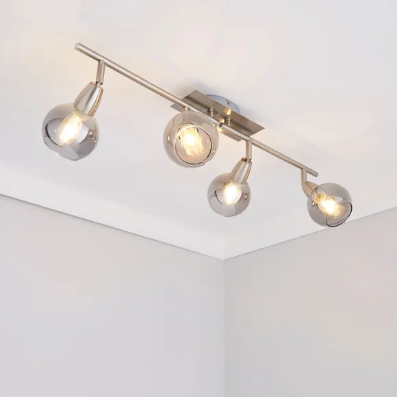 Tia 4 Light Semi Flush Spotlight Bar