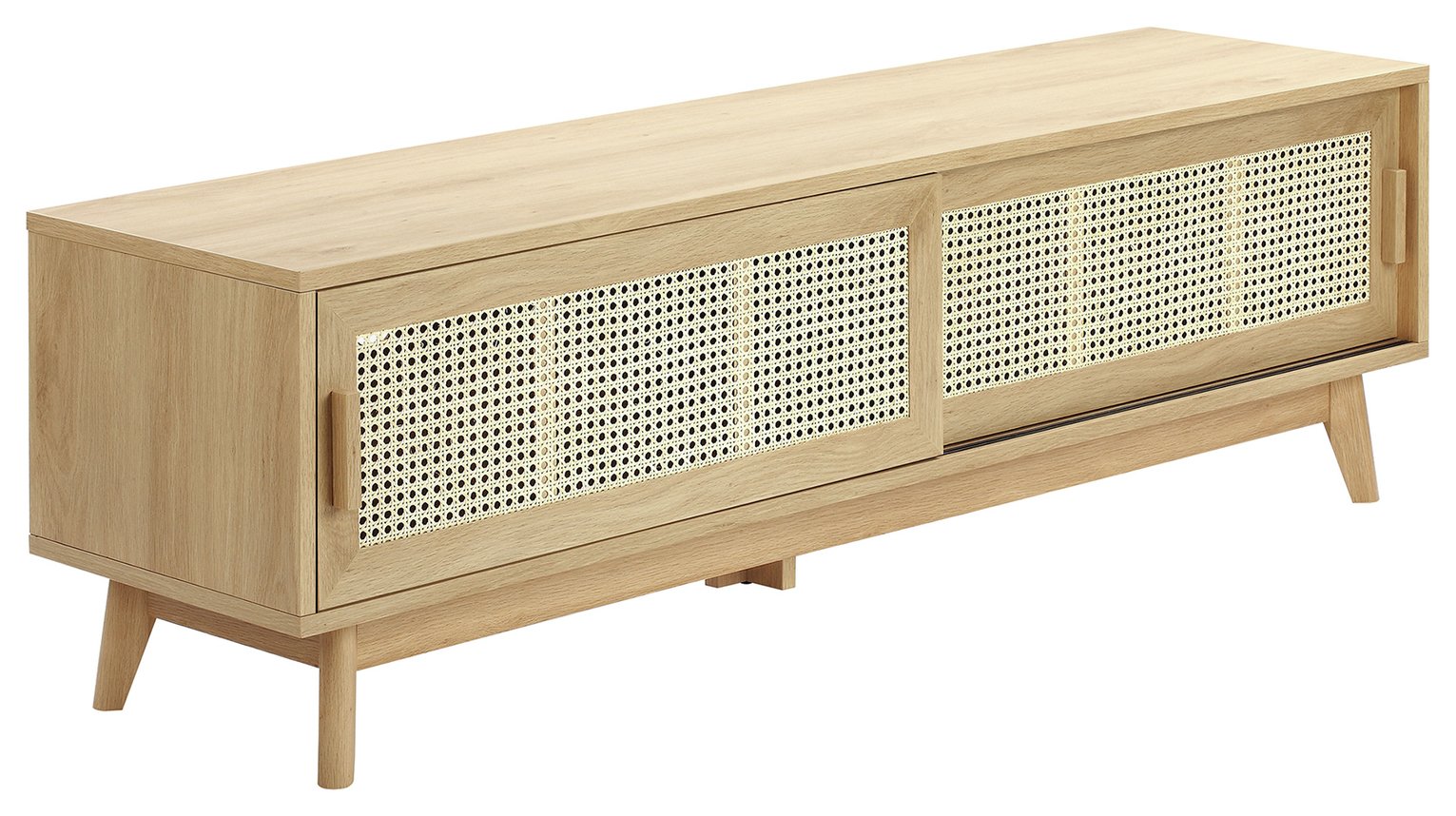 Java 2 Door TV Unit - Oak