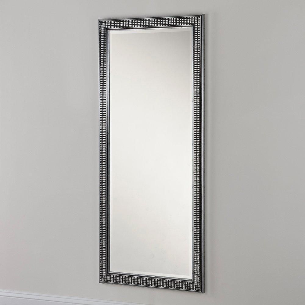 Yearn Mirrors Yearn Cobble Framed full Length Mirror 166.5x75cm in Silver