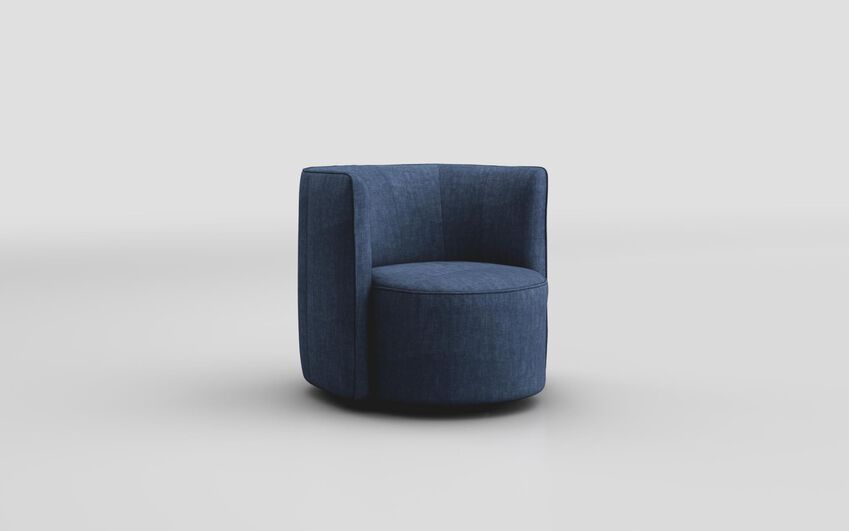 Blue Fabric Cotignola Armchair