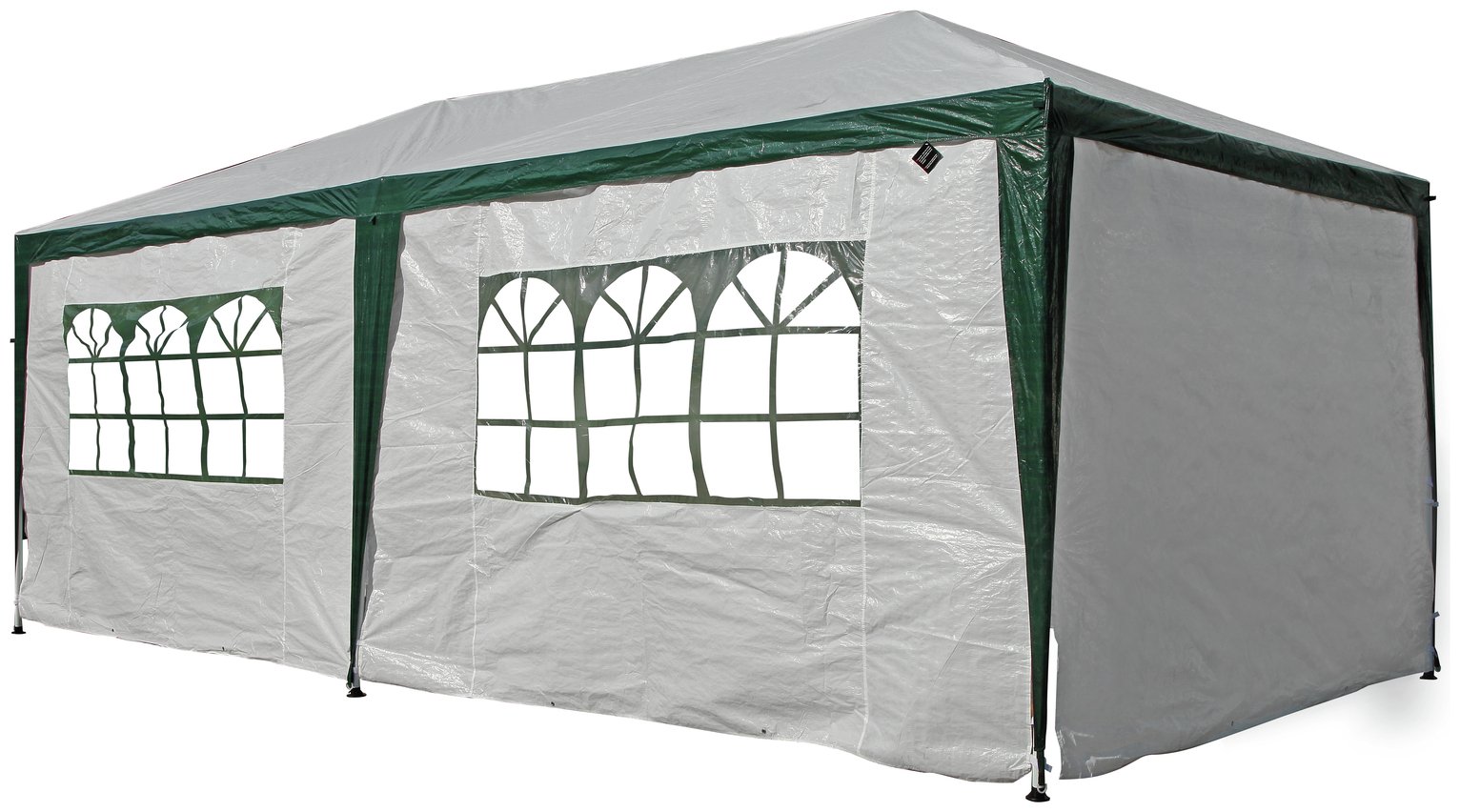 Argos Home 3m x 6m Weather Resistant Gazebo with Side Panels
