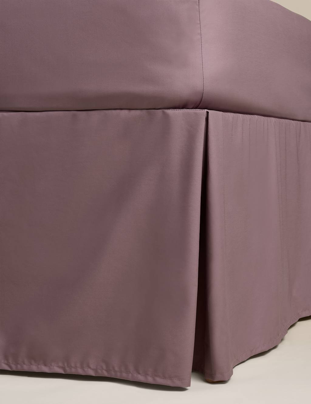M&S Pure Egyptian Cotton Valance Sheet Mauve