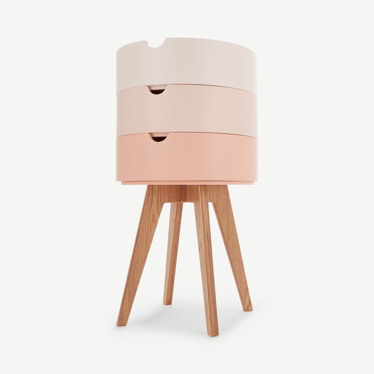Cairn Bedside Table, Pink