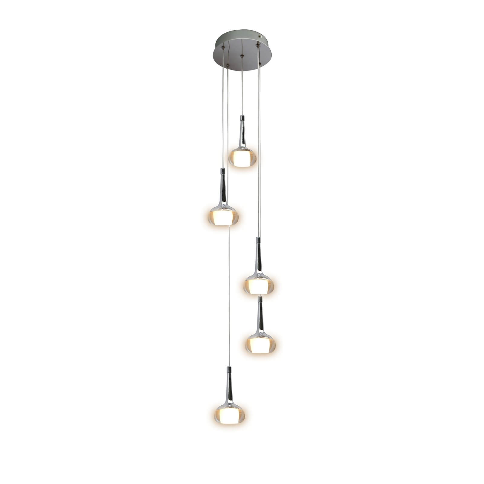 Brunswick Integrated LED 5 Light Cluster Light