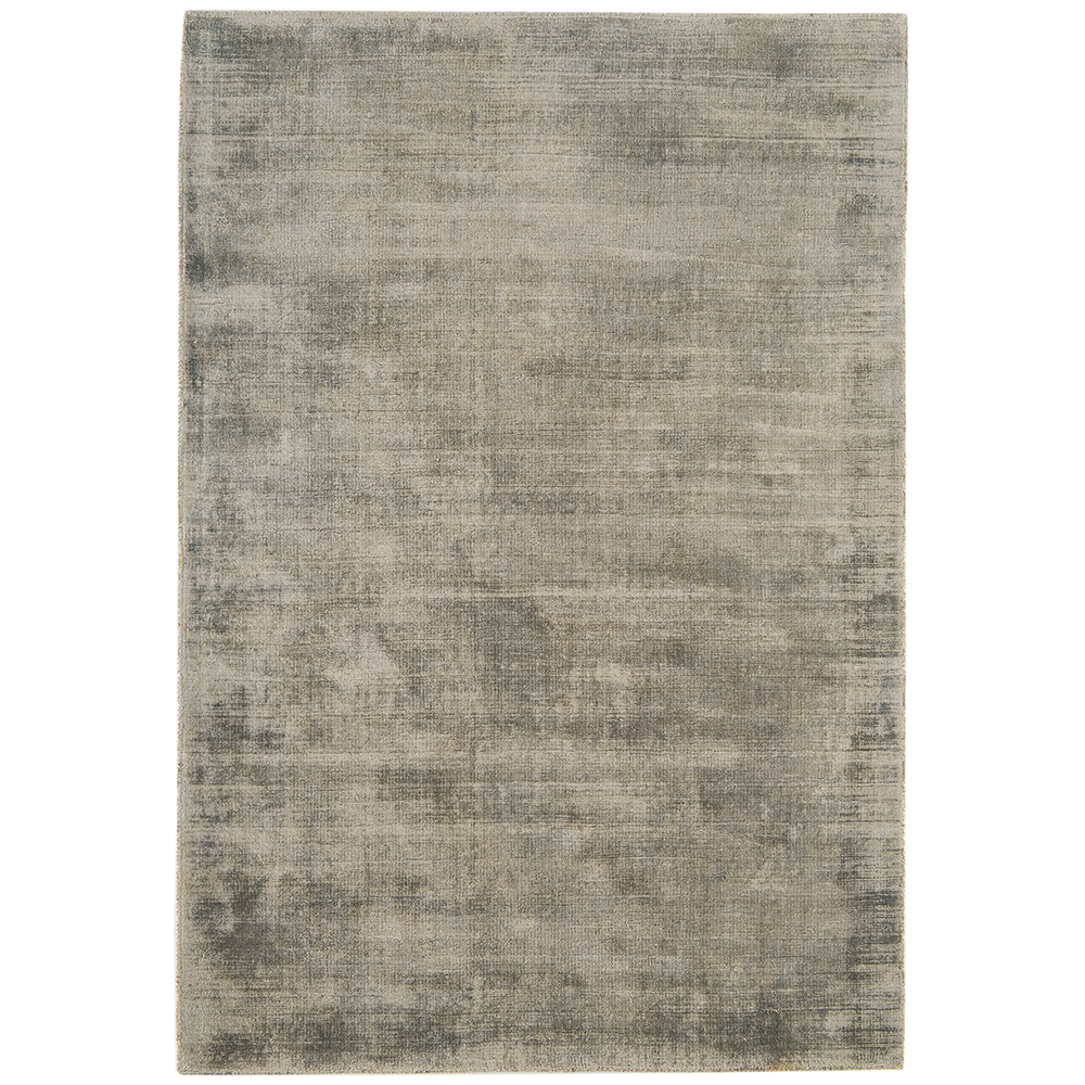 Tyde Smoke 120x170cm Rug, Square Viscose | W120cm | Barker & Stonehouse