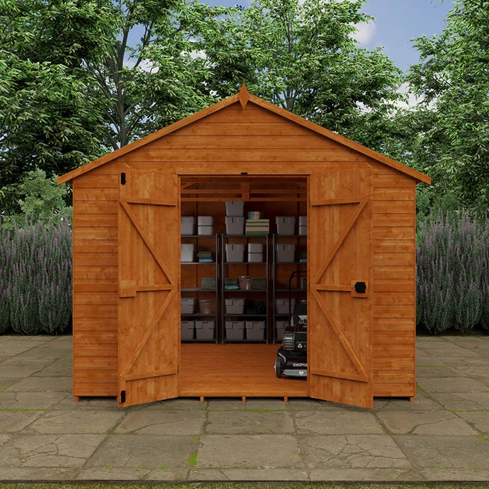 Buttercup Farm 12 x 10 Feet Xl Workshop 12mm Shed - L355 x W295 x H268.5 cm in Burnt Orange 4
