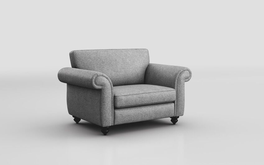 Blue Fabric Rossetta Snuggle Standard Back