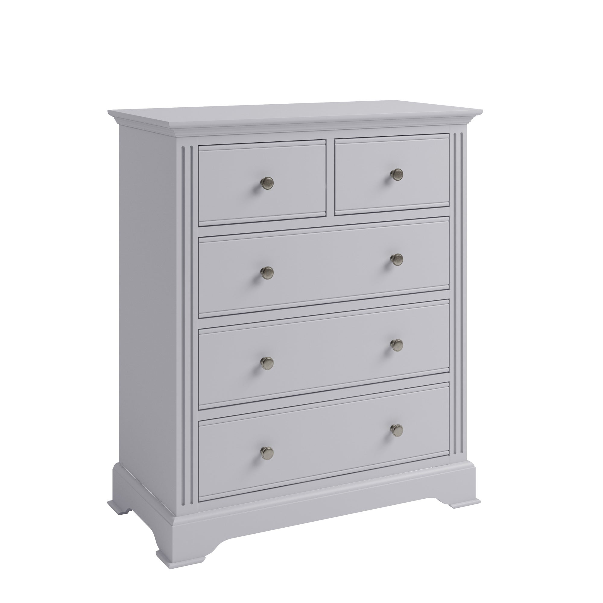 Pewter Grey 2 Over 3 Chest Grey