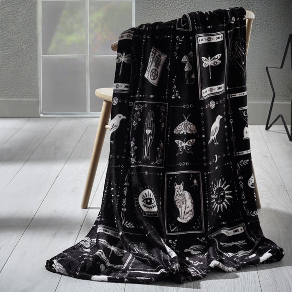Catherine Lansfield Enchanted Witchcraft Throw Blanket 130cm x 170cm