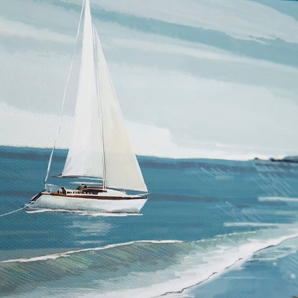 Cedar & Sage Set of 2 White Sails & Making Waves Prints 2