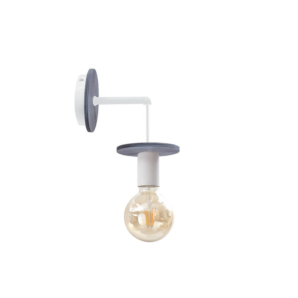Netlighting Saturn Wall Lamp Grey 12cm 1x E27