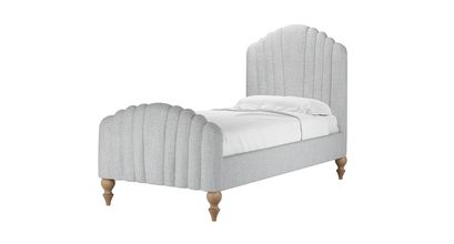 Bella Single Bed in Koala Chelsea Linen - sofa.com