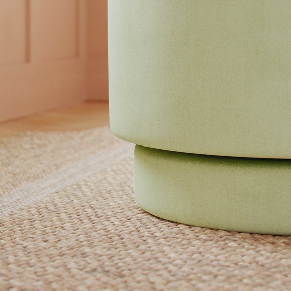 Dara Velvet Swivel Storage Footstool 5