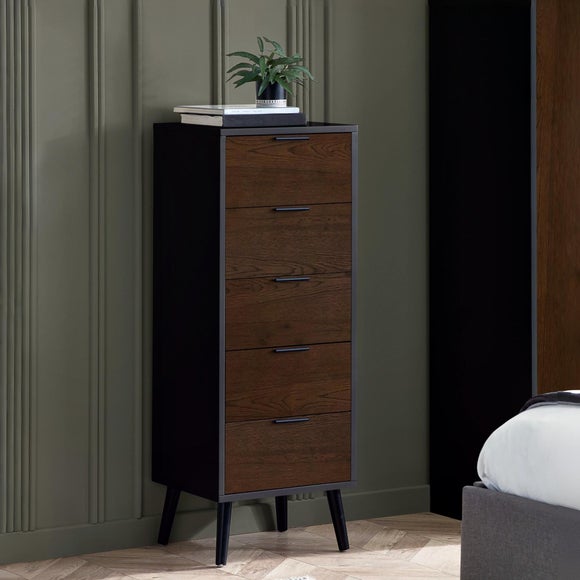 Alba Narrow 5 Drawer Chest