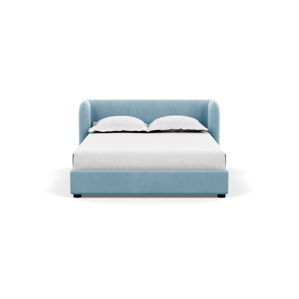Heal's Group Bed Double Varese Velvet Sky