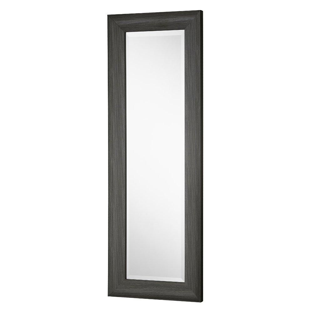 Yearn Mirrors Charcoal Grey Scooped Framed Mirror 129.5x45.5cm 3