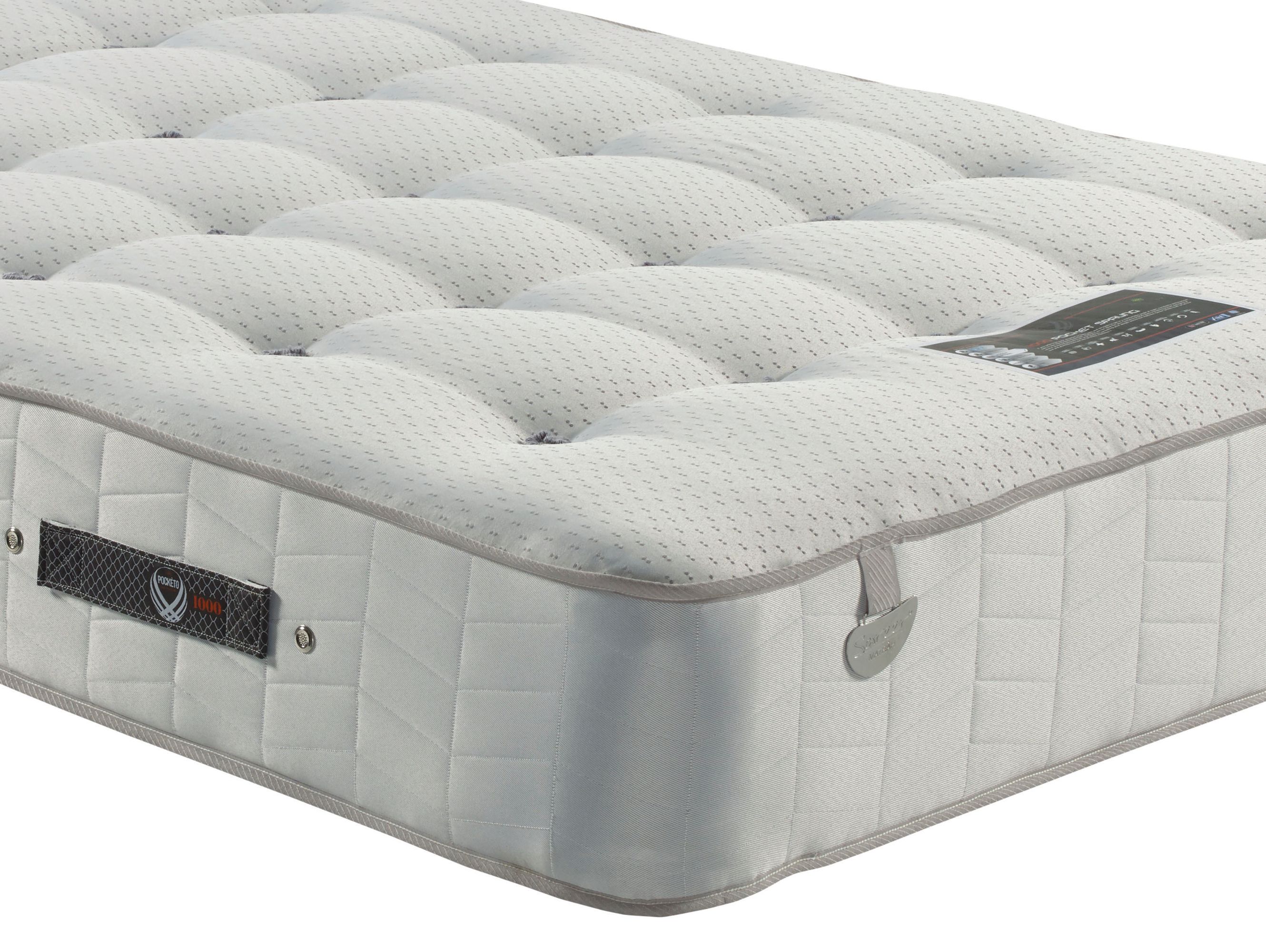 Sareer Furniture Limited Sareer Pocketo 1000 Pocket Sprung Mattress in Grey