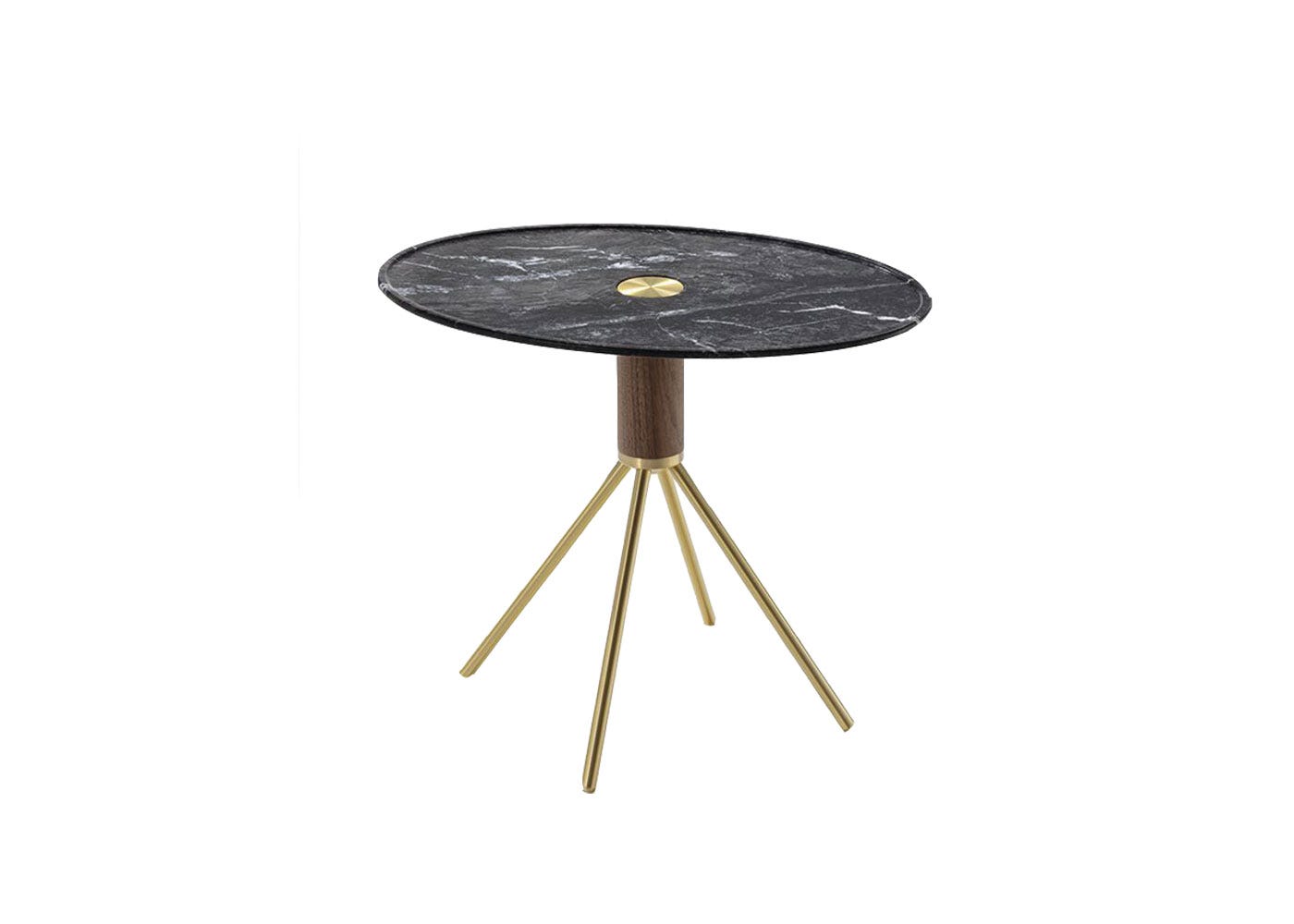 Porada Jelly 40 Side Table Round Grigio Carnico