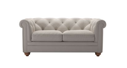 Patrick 2 Seat Sofabed in Stone Brushed Linen Cotton - sofa.com