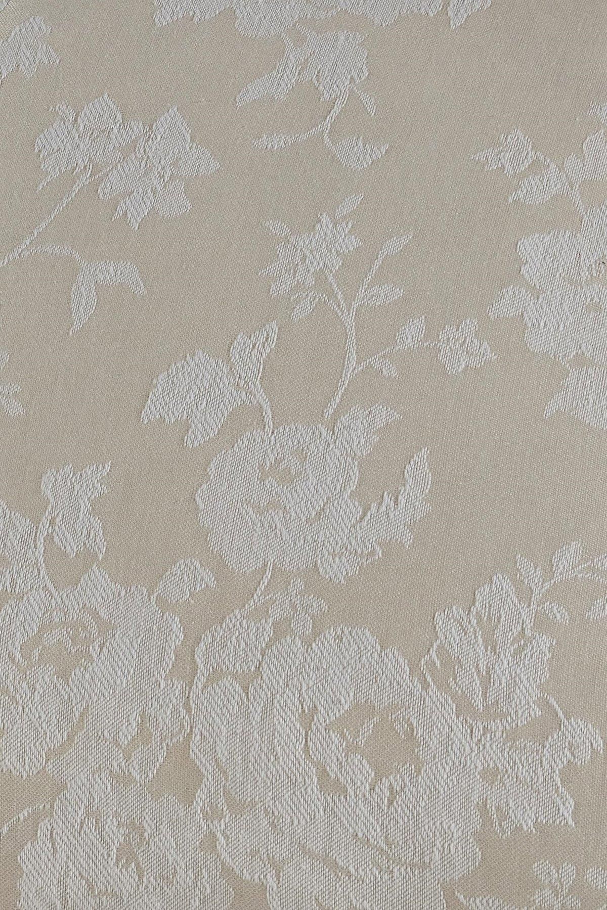 Dreams & Drapes 'Imelda' Floral Jacquard Filled Cushion in Ivory 4
