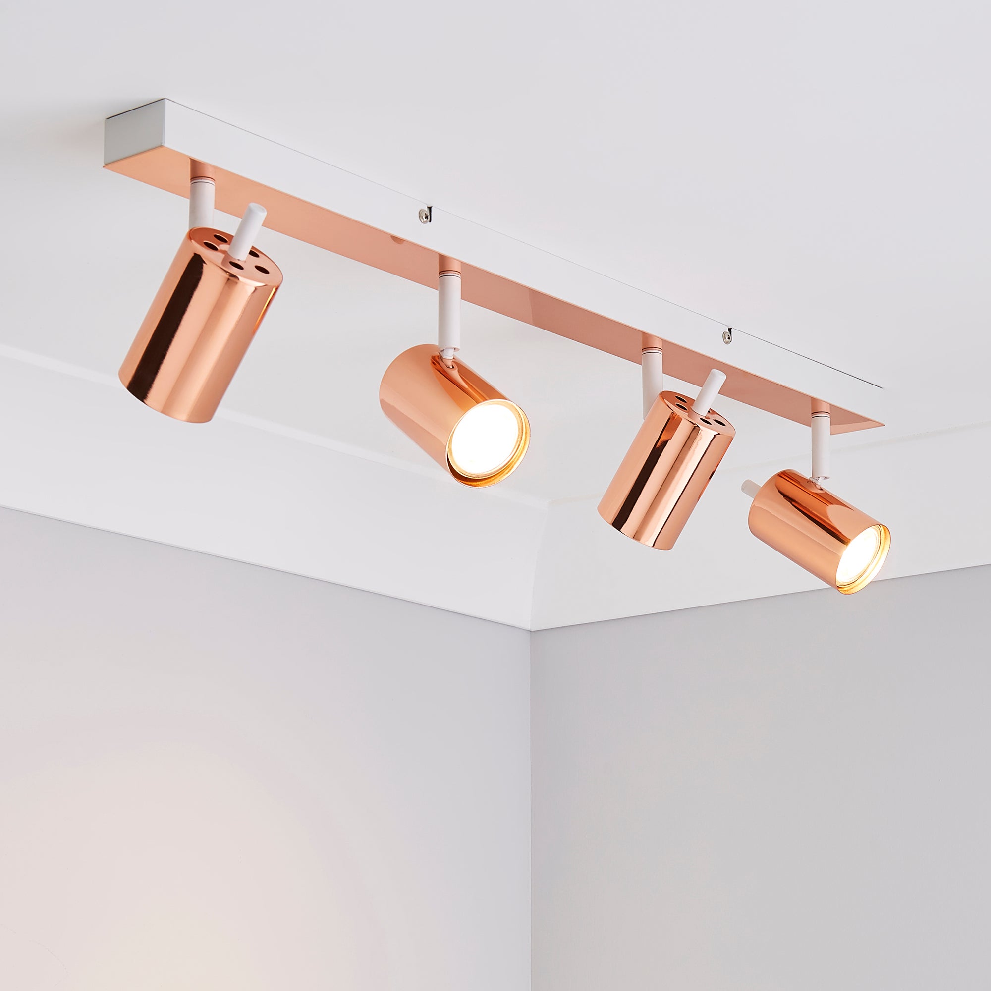 Carter 4 Light Copper Spotlight Copper