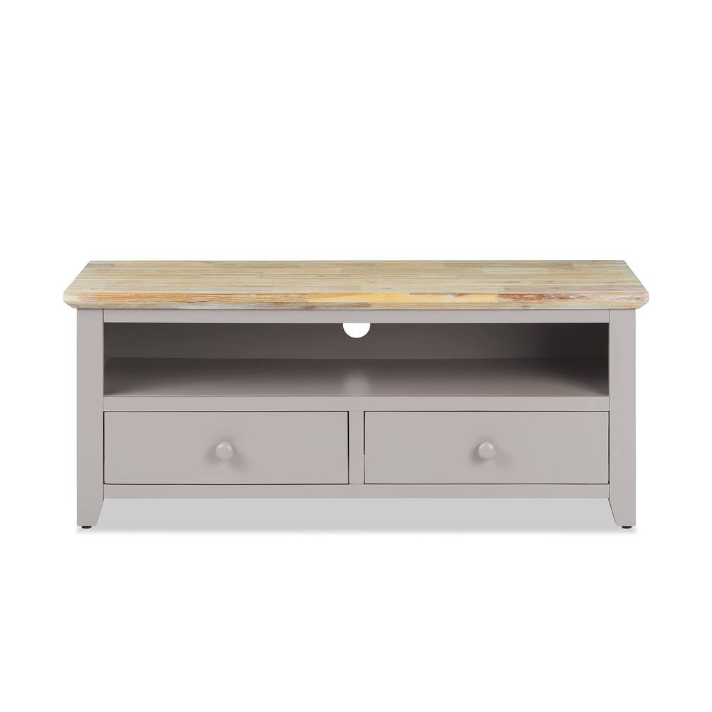 Statement Furniture Florence TV Stand With 2 Drawers & Shelf in Taupe