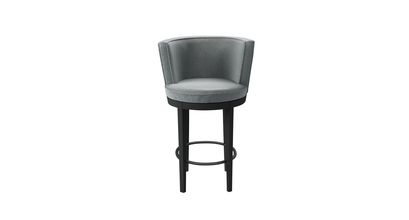 Margaux Bar Stool in Cirrus Smart Slubby Cotton - sofa.com