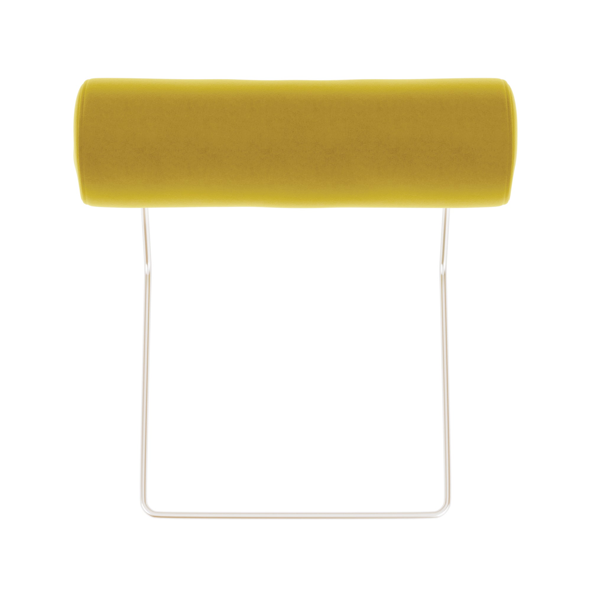 Zoe Velvet Headrest Yellow