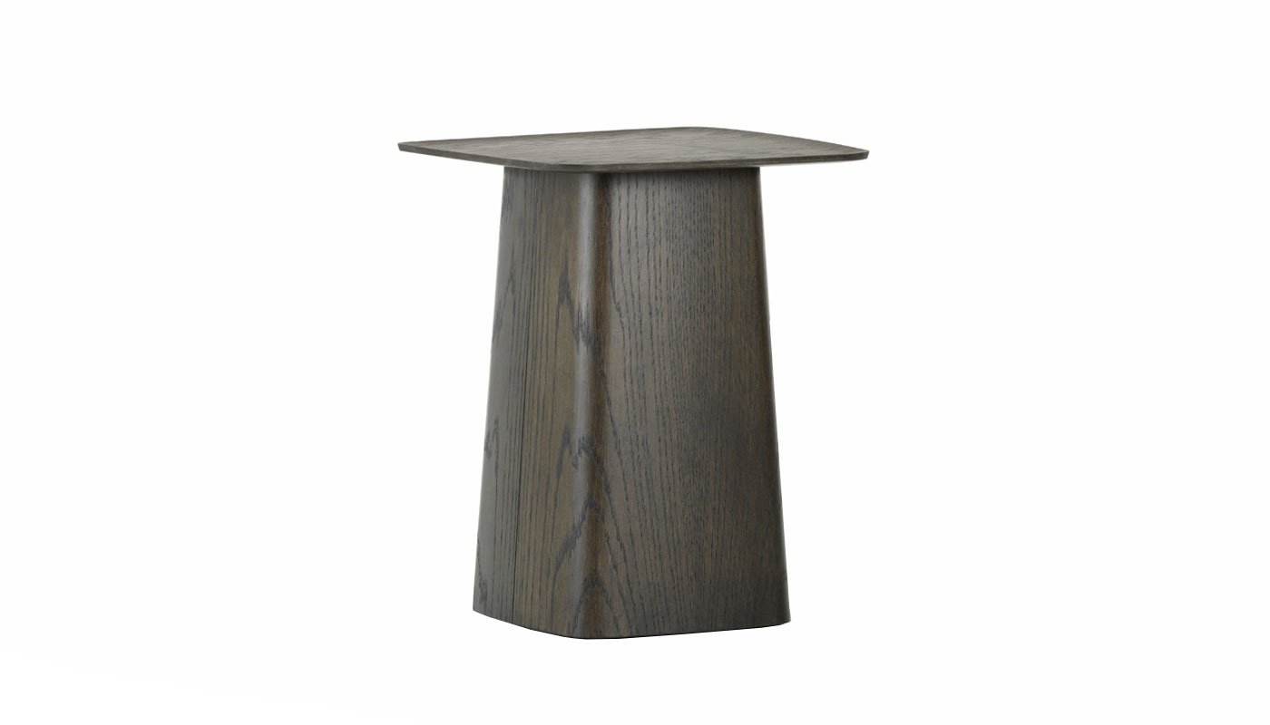 Vitra Wooden Side Table Small Dark Oak
