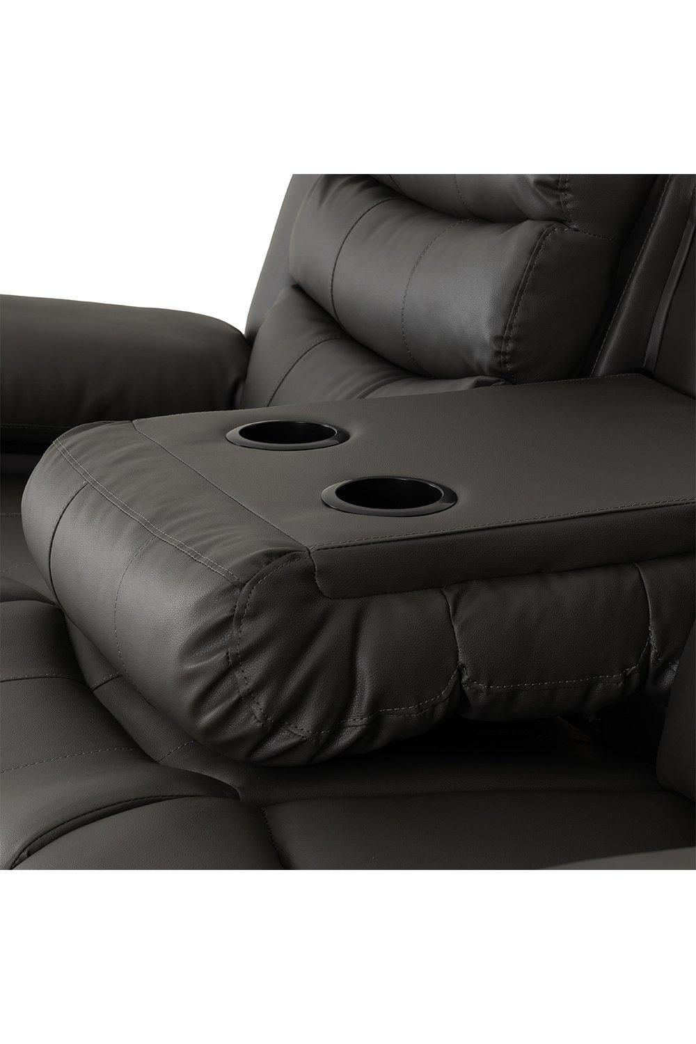 Seconique Roma 3+2 Suite in Dark Grey 5