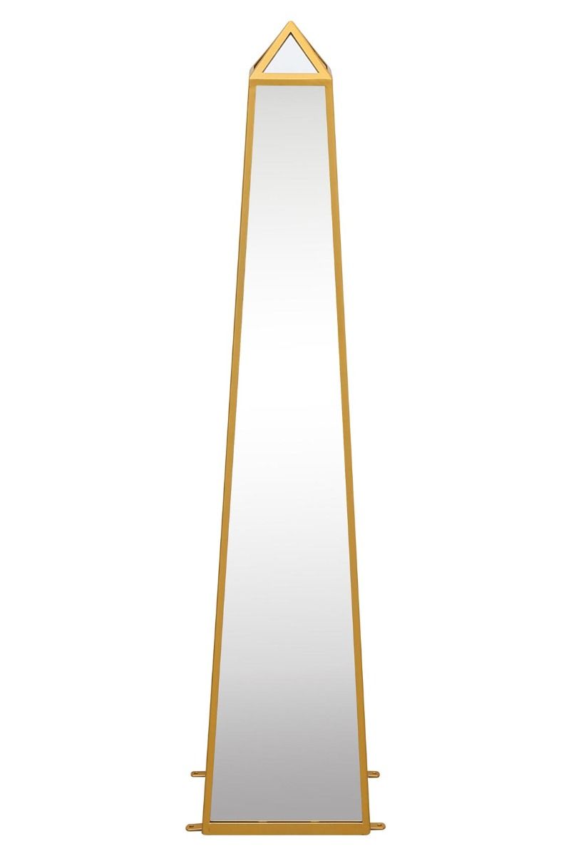 MirrorOutlet Gold Metal Edged Mirrored Ornament (120CM X 25CM X 25CM) 5