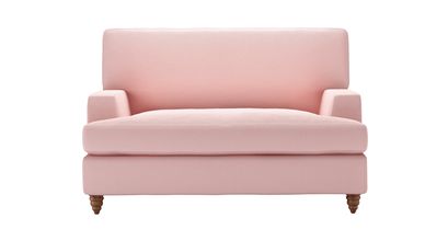 Isla Loveseat Sofabed in Rhubarb Smart Cotton - sofa.com