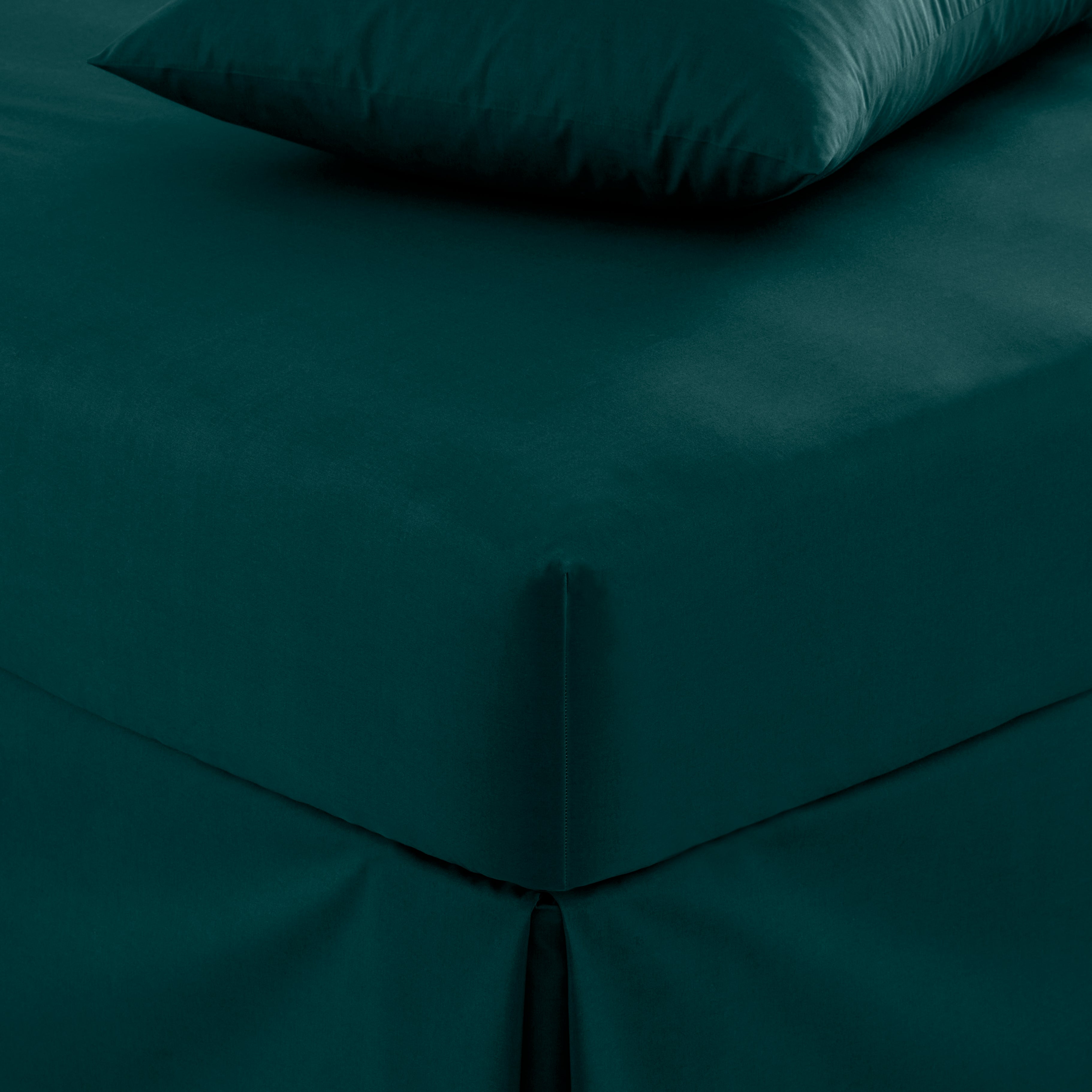 Pure Cotton Fitted Sheet Peacock