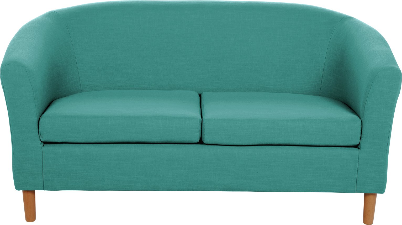 Argos Home 2 Seater Fabric Tub Sofa - Teal