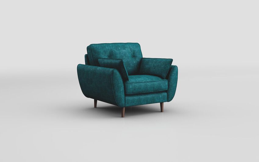 Blue Fabric Saiano Armchair