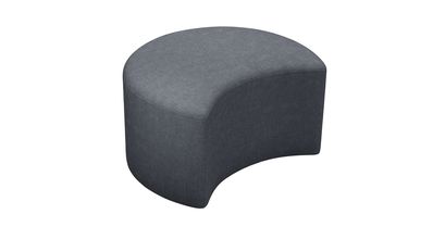 Luna Half Moon Footstool in Blickling Norfolk Cotton - sofa.com