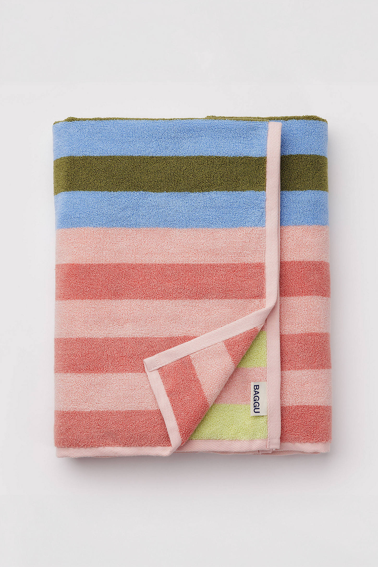 BAGGU Sherbet Striped Bath Towel ALL