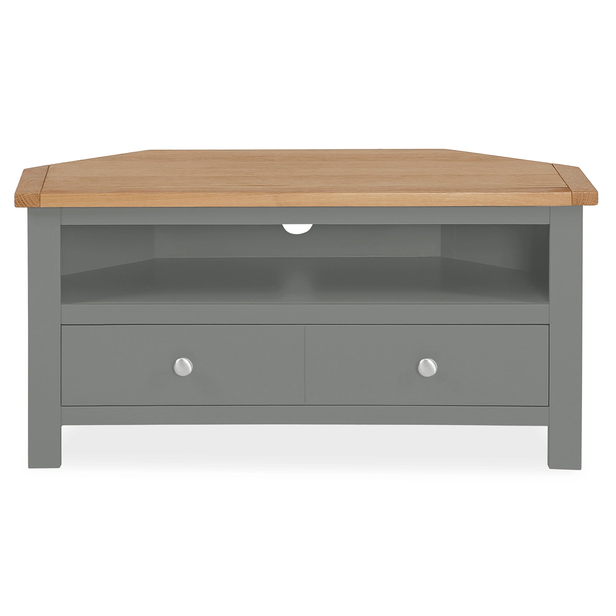 Bromley Slate Corner TV Stand Slate (Grey)