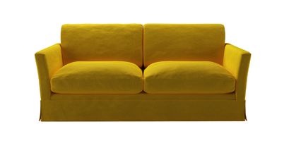 Otto 2.5 Seat Sofa Bed in Canary Cotton Matt Velvet - sofa.com
