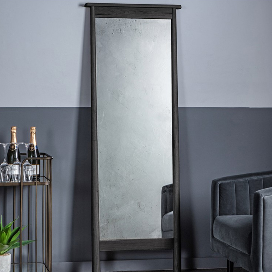 Wycombe Cheval Dressing Mirror In Black