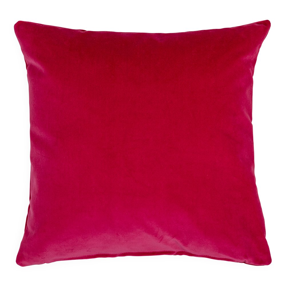 Heal's Velvet Cushion Fuchsia 60 x 60cm