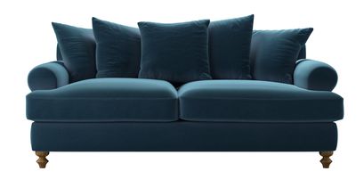 Teddy 3 Seat Sofabed in Seaweed Smart Cotton - sofa.com