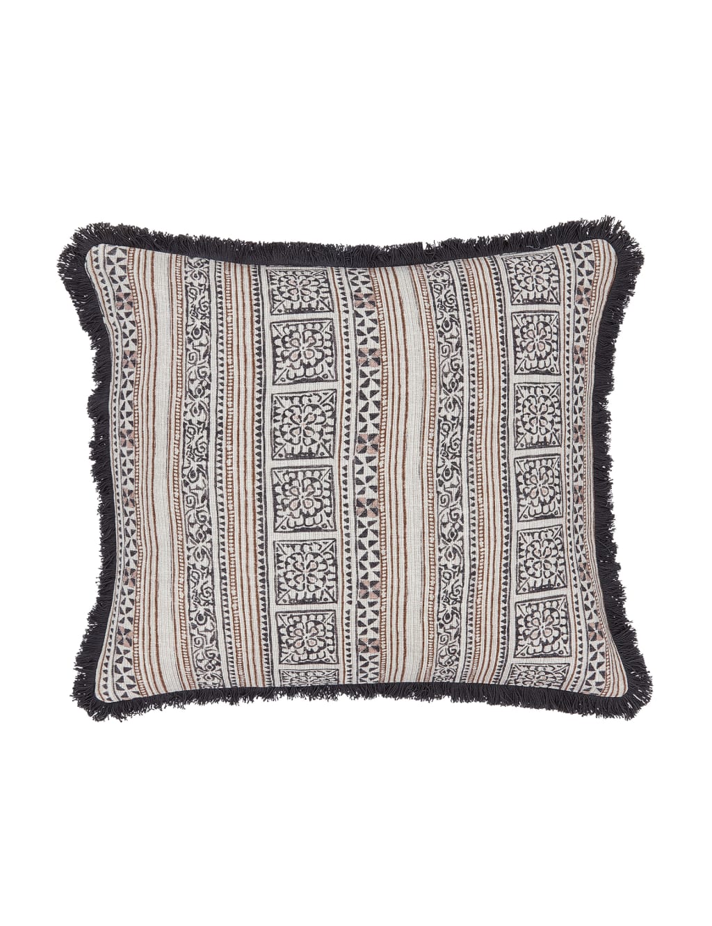 Bedeck of Belfast Zenda Cushion Charcoal Mix