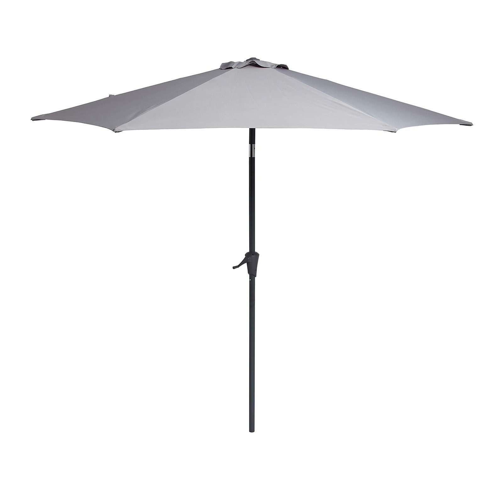 Parasol 2.7m Crank & Tilt Light Grey - Dia. 38mm
