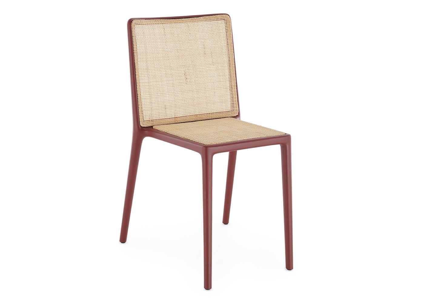 Kartell Belvedere Vienna Chair Set of 2 Burgundy
