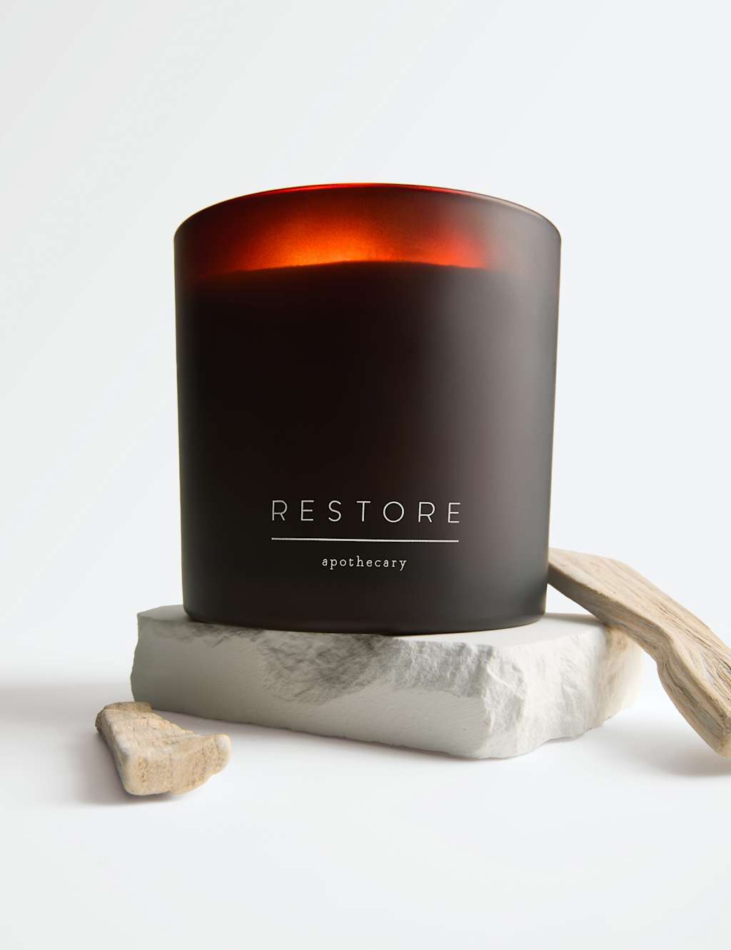Apothecary Restore 3 Wick Candle Amber