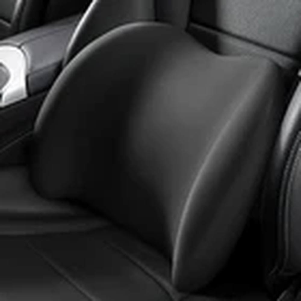 EONLION Universal Memory Foam Car Lumbar Support Cushion Pad UK in Black